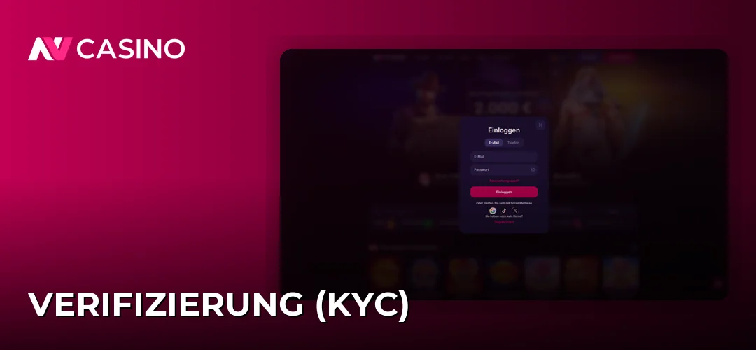 Verifizierung (KYC)