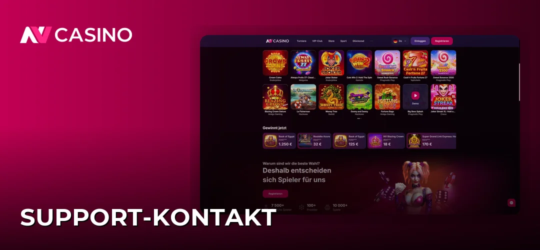 Support-Kontakt